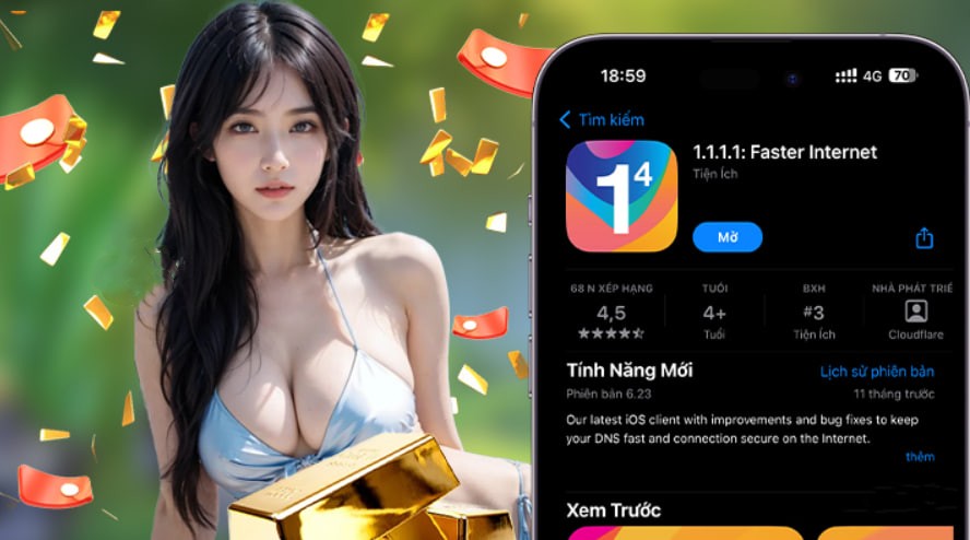 Hình ảnh quảng cáo của sun18 hiển thị nền tảng và các lợi ích